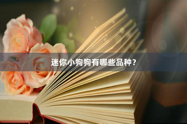 迷你小狗狗有哪些品种?